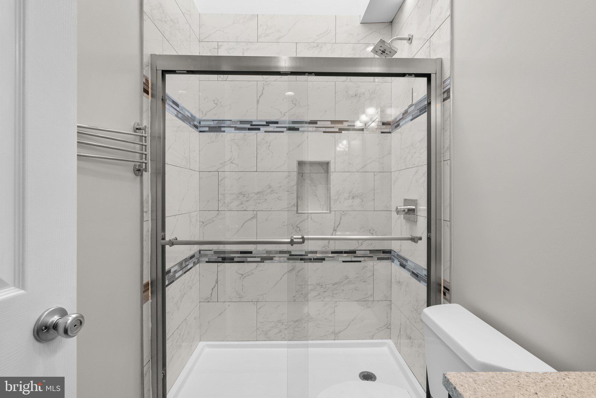 1521 First Street Southwest Washington, DC 20024 - Photo 14 of 25 Bathroom 2, Upper level w/Skylight