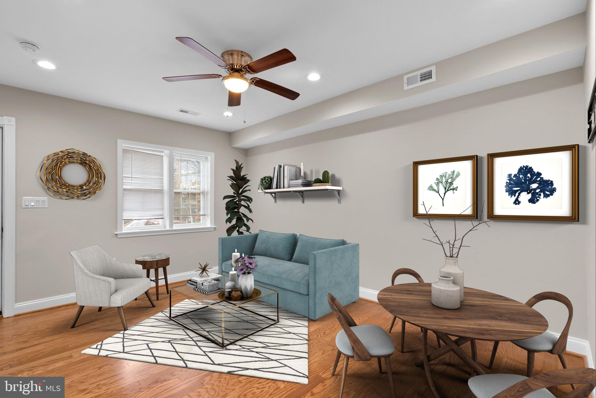 1521 First Street Southwest Washington, DC 20024 - Photo 3 of 25 Entry to Living Rm Virtually Staged