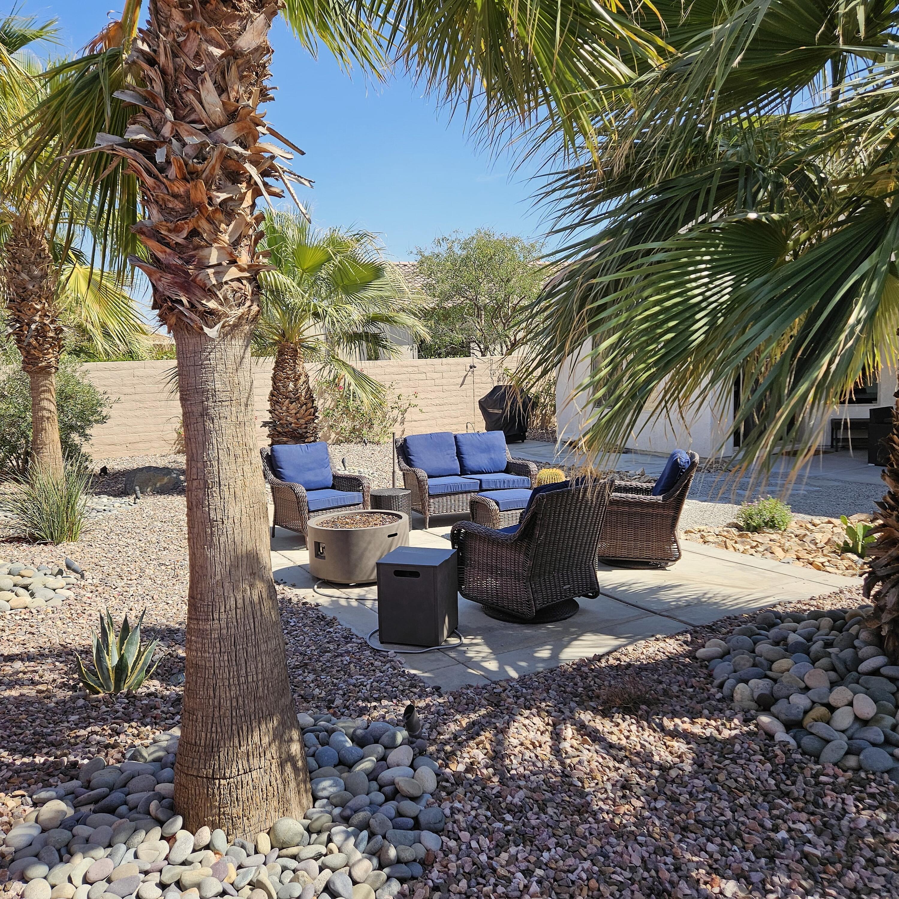 81672 Avenida Viesca Indio, CA 92203 - Photo 19 of 56 a view of a backyard with sitting area