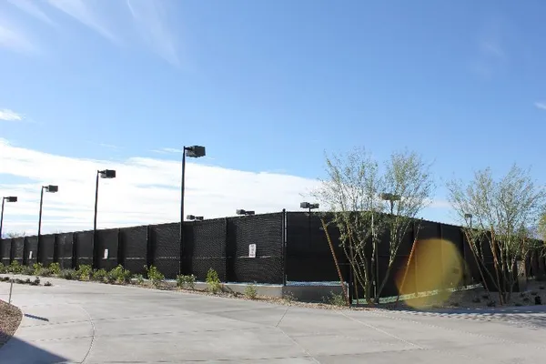 a view of a city street