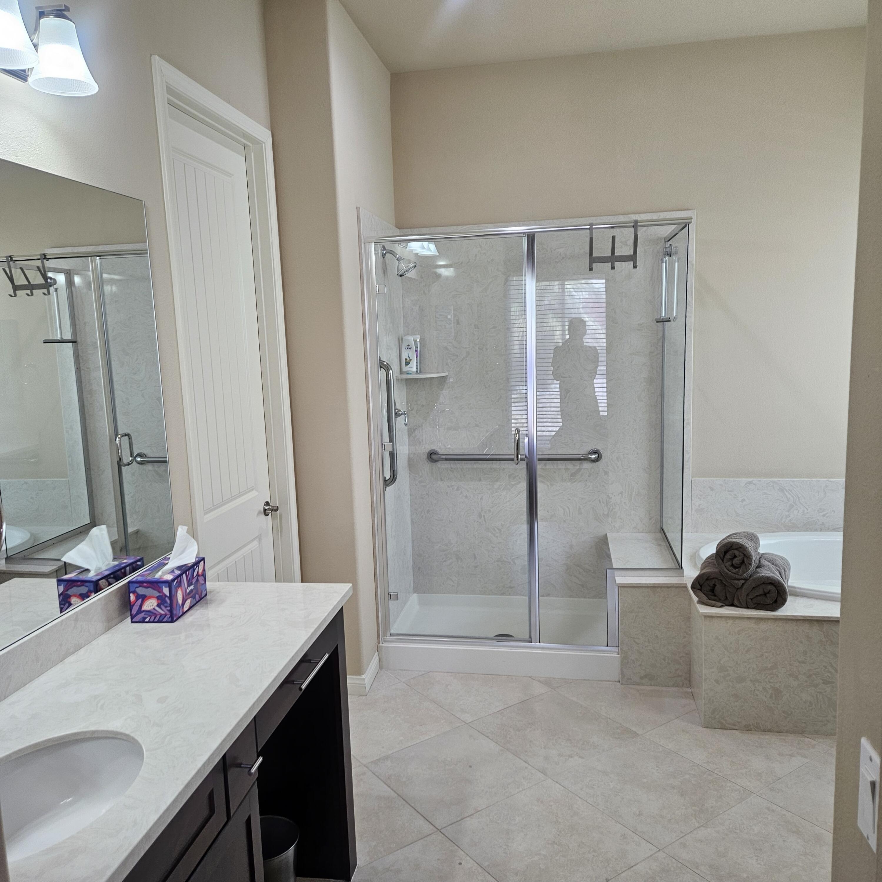 81672 Avenida Viesca Indio, CA 92203 - Photo 9 of 56 a bathroom with a sink and a mirror