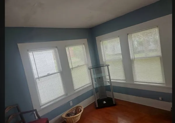 a room with window