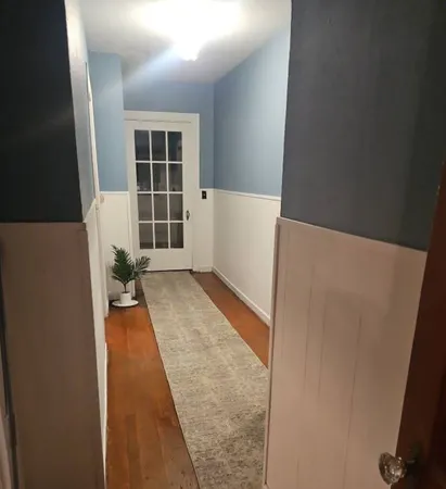 view of room with window