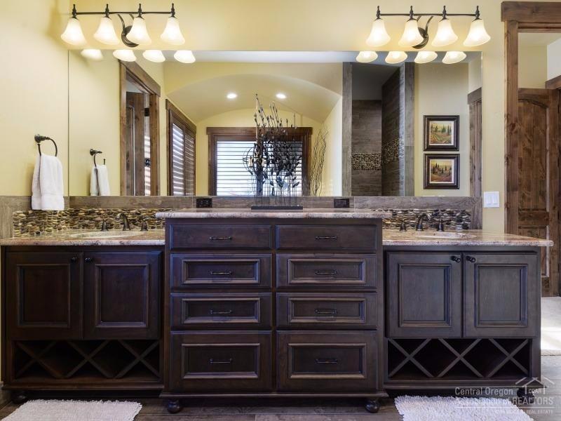 64470 Research Road Bend, OR 97703 - Photo 16 of 25 Double vanities with custom cabinets.
