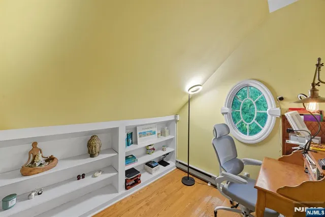 a view of workspace with baby toys