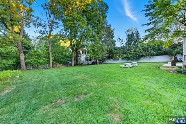 a view of an outdoor space and a yard