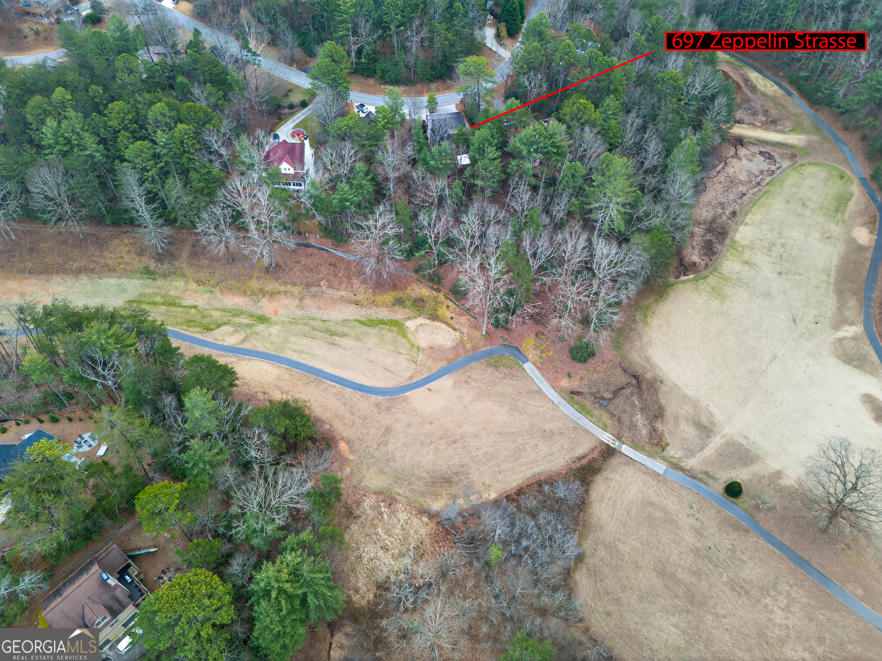 697 Zeppelin Strasse Helen, GA 30545 - Photo 3 of 56 a view of a yard with a tree