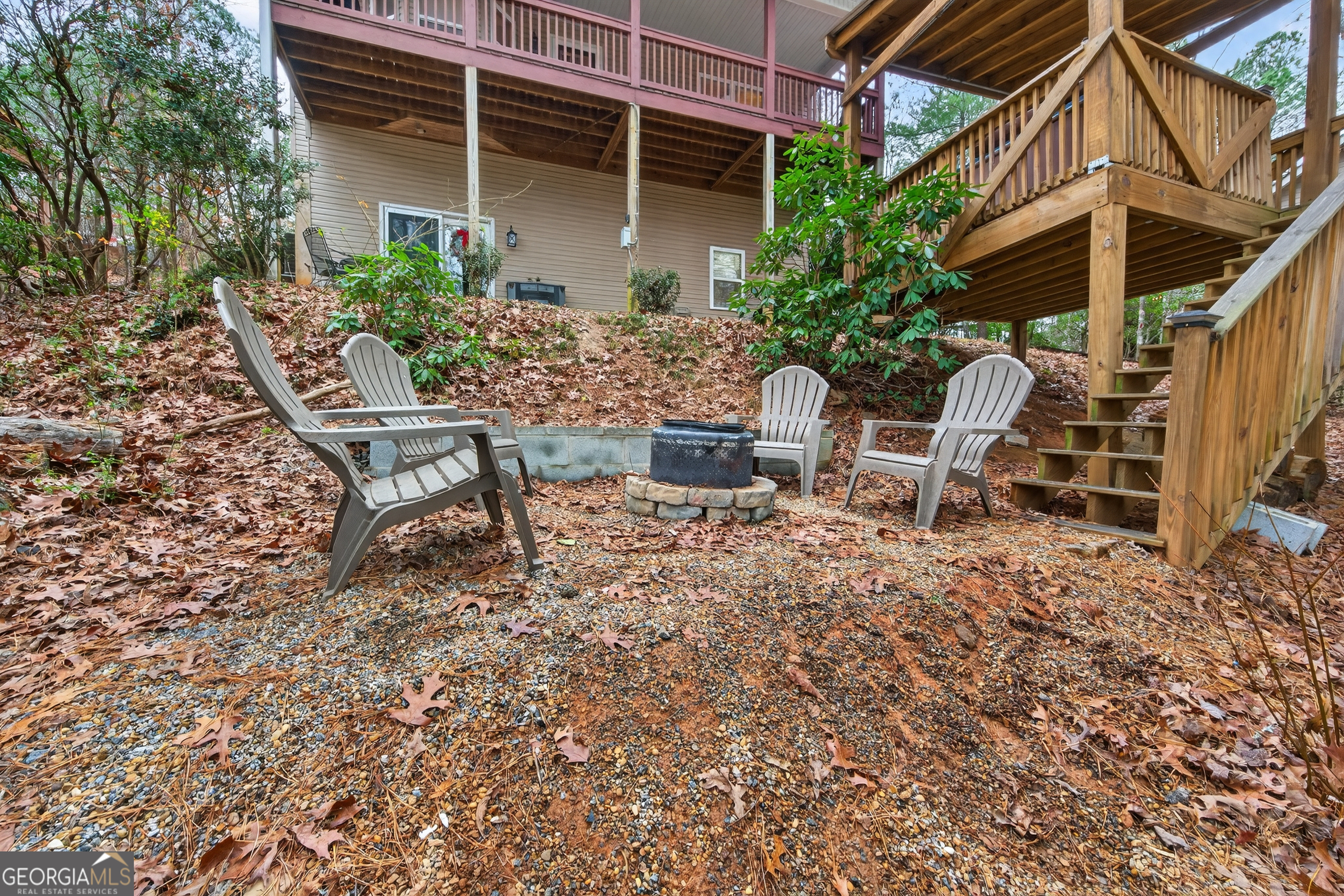 697 Zeppelin Strasse Helen, GA 30545 - Photo 45 of 56 a view of an outdoor sitting space