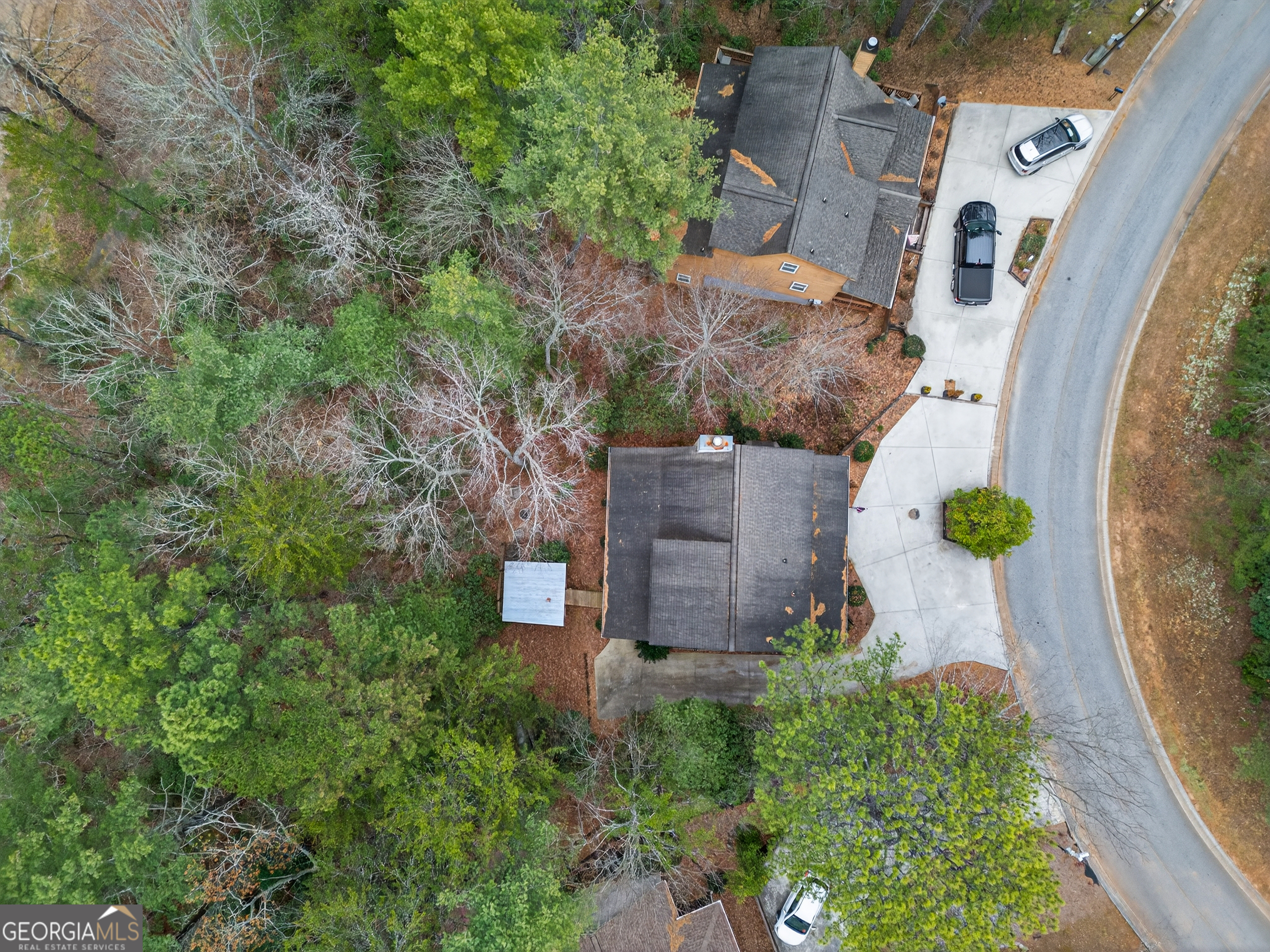 697 Zeppelin Strasse Helen, GA 30545 - Photo 46 of 56 an aerial view of a house with outdoor space