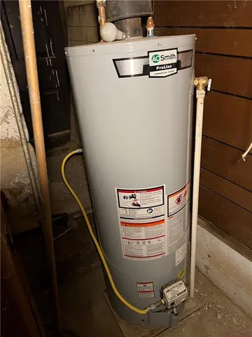 a view of water heater room