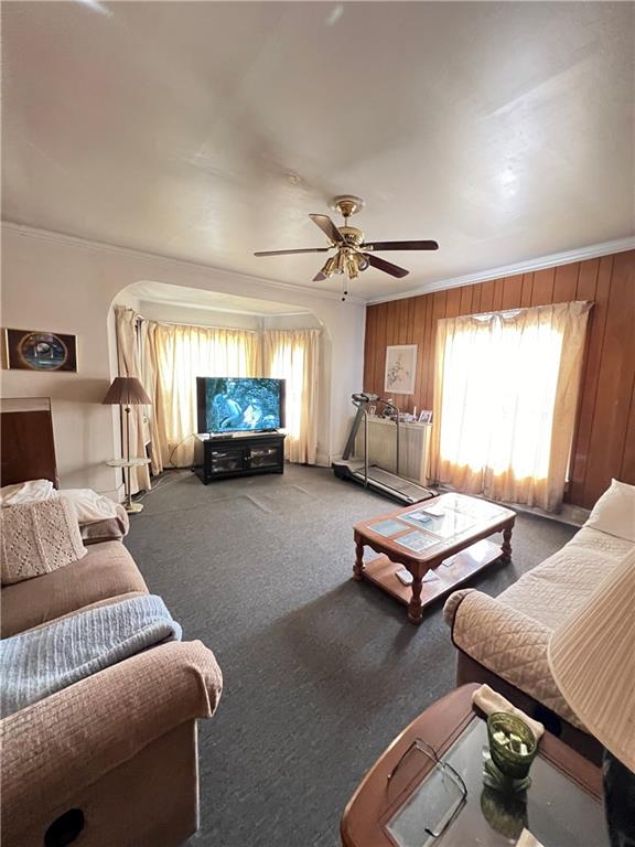 201 Jefferson Street Rochester, PA 15074 - Photo 22 of 23 a living room with furniture and a flat screen tv