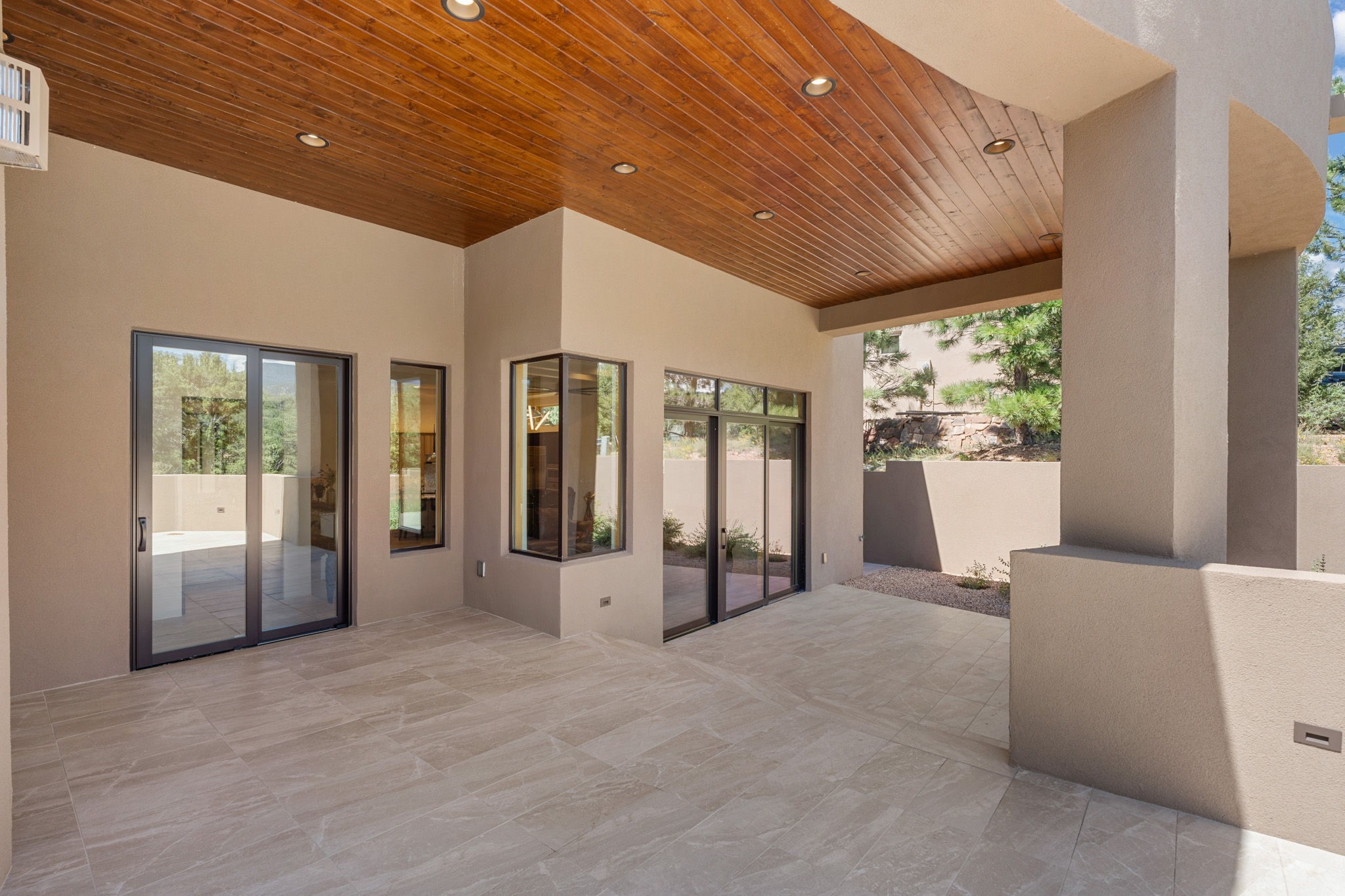 1411 Tesuque Creek Road Santa Fe, NM 87501 - Photo 36 of 45 Rear Portal