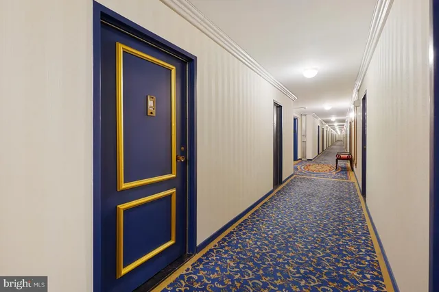 a living room with a couch and a table