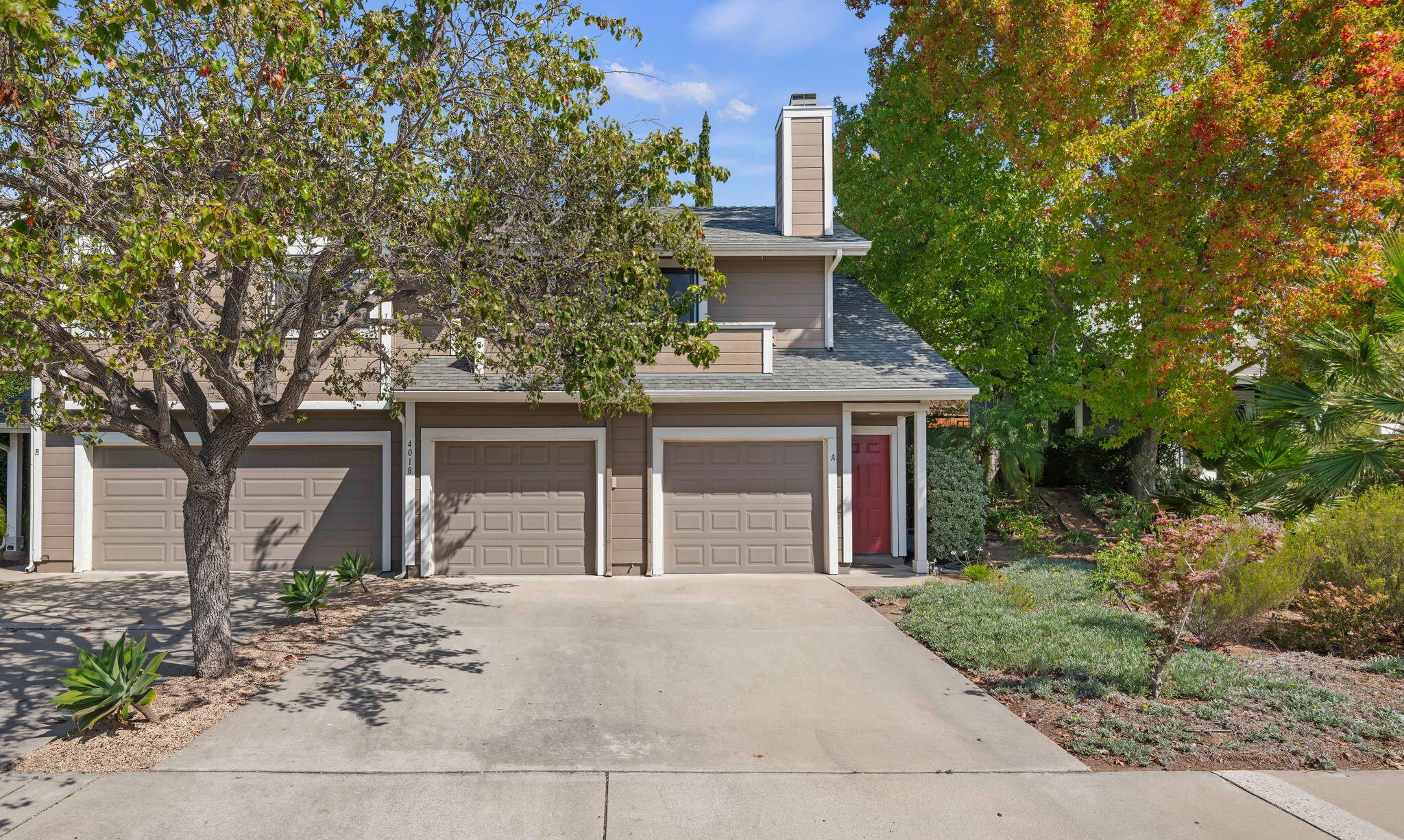 4018 Primavera Road, Unit A Santa Barbara, CA 93110 - Photo 27 of 29 Street View w Large Driveway