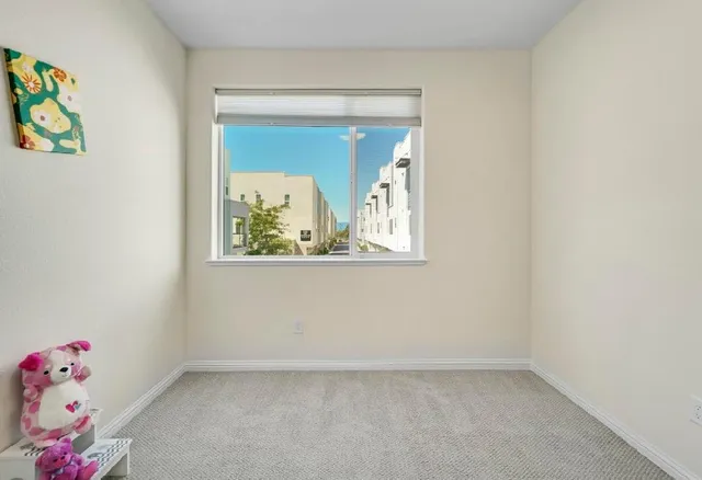 a view of hallway with stairs