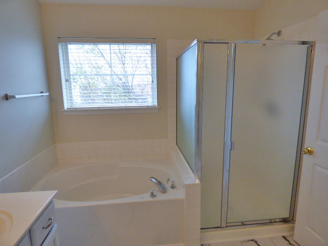 267 Grand Ridge Road St. Charles, IL 60175 - Photo 23 of 41 a bathroom with a bathtub and a shower