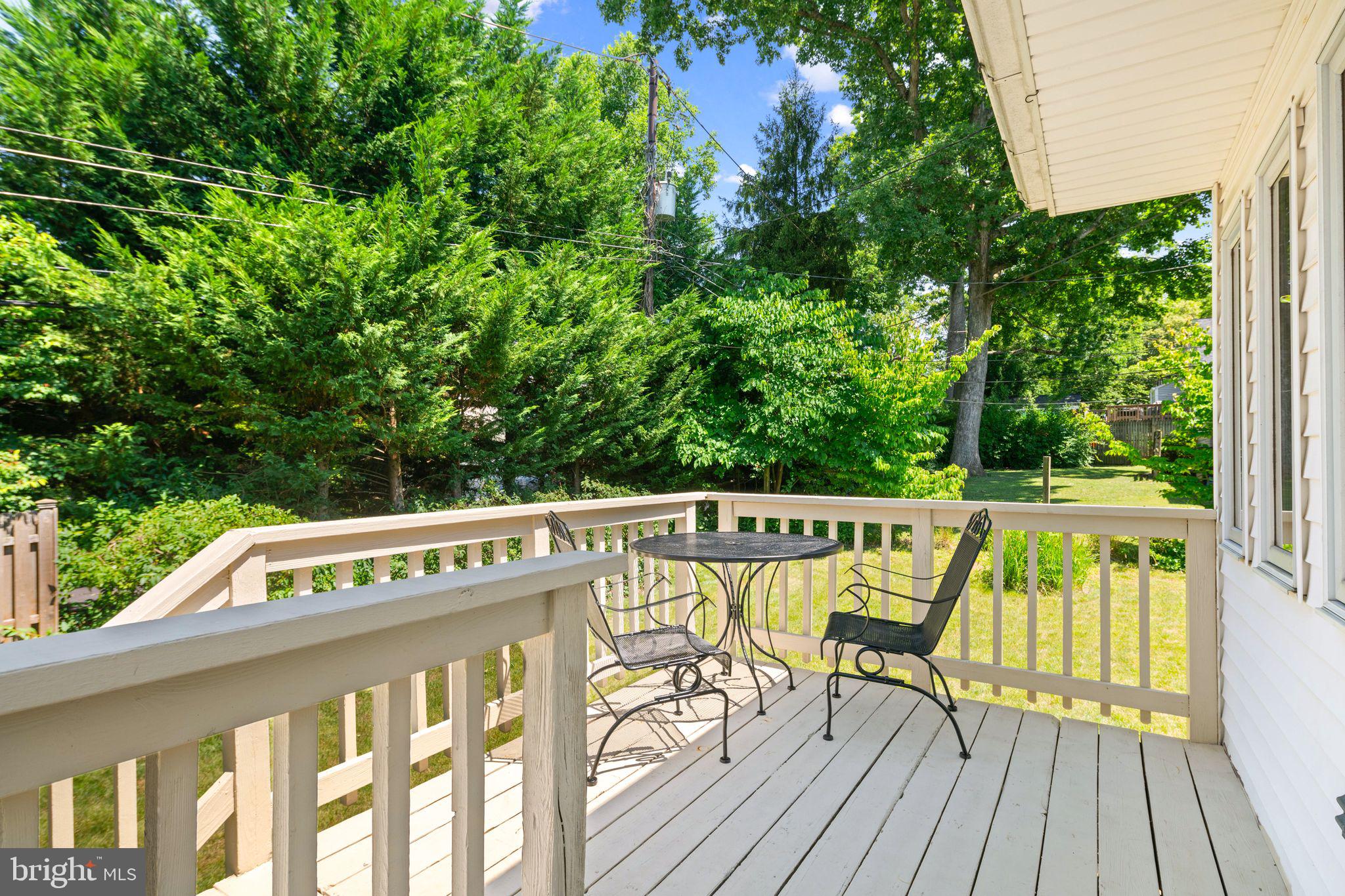13 Rodney Road Bryn Mawr, PA 19010 - Photo 13 of 42 a view of balcony with furniture and wooden deck
