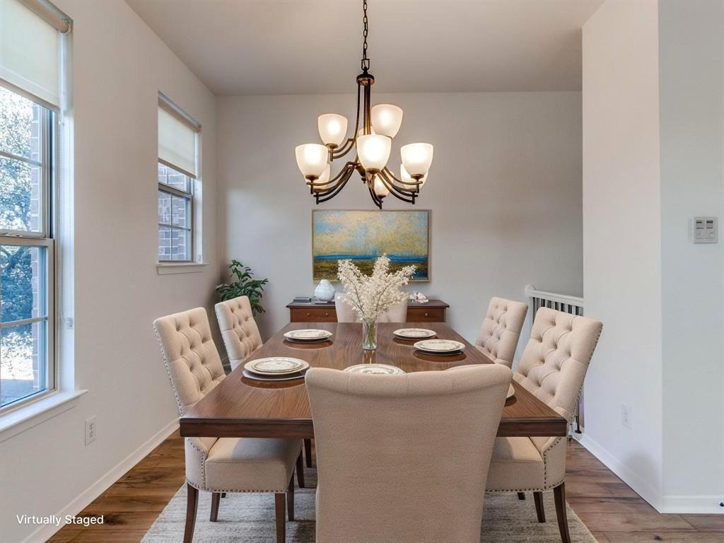 3942 Sugar Tree Way Addison, TX 75001 - Photo 12 of 31 a view of a dining room with furniture window and outside view