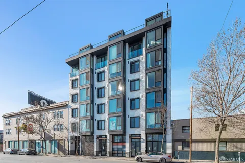 a front view of a building