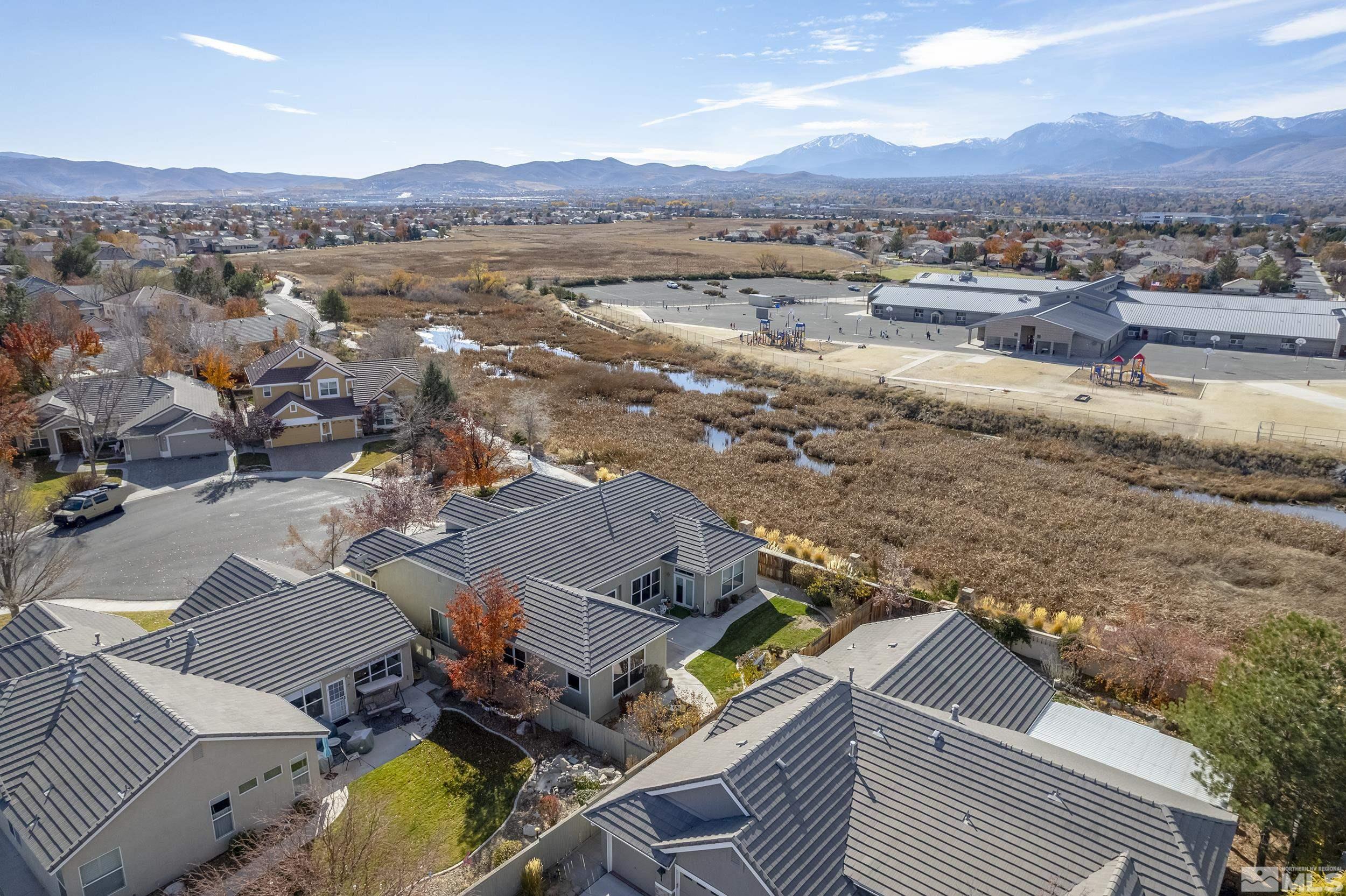 1575 Wyatt Court Reno, NV 89521 - Photo 33 of 40 an aerial view of residential houses with outdoor space