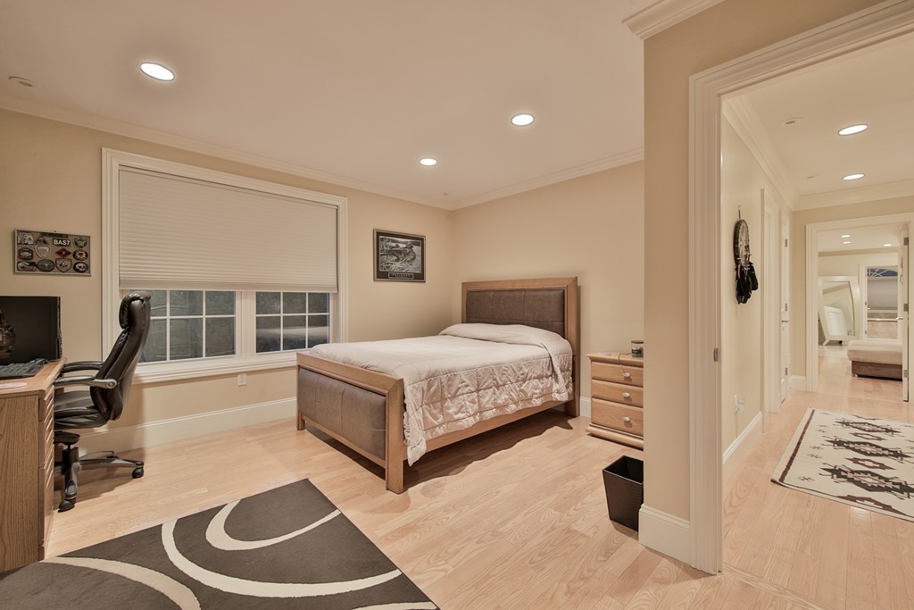 29 Hilltop Avenue Saugus, MA 01906 - Photo 30 of 30 a bedroom with a bed and a view of kitchen