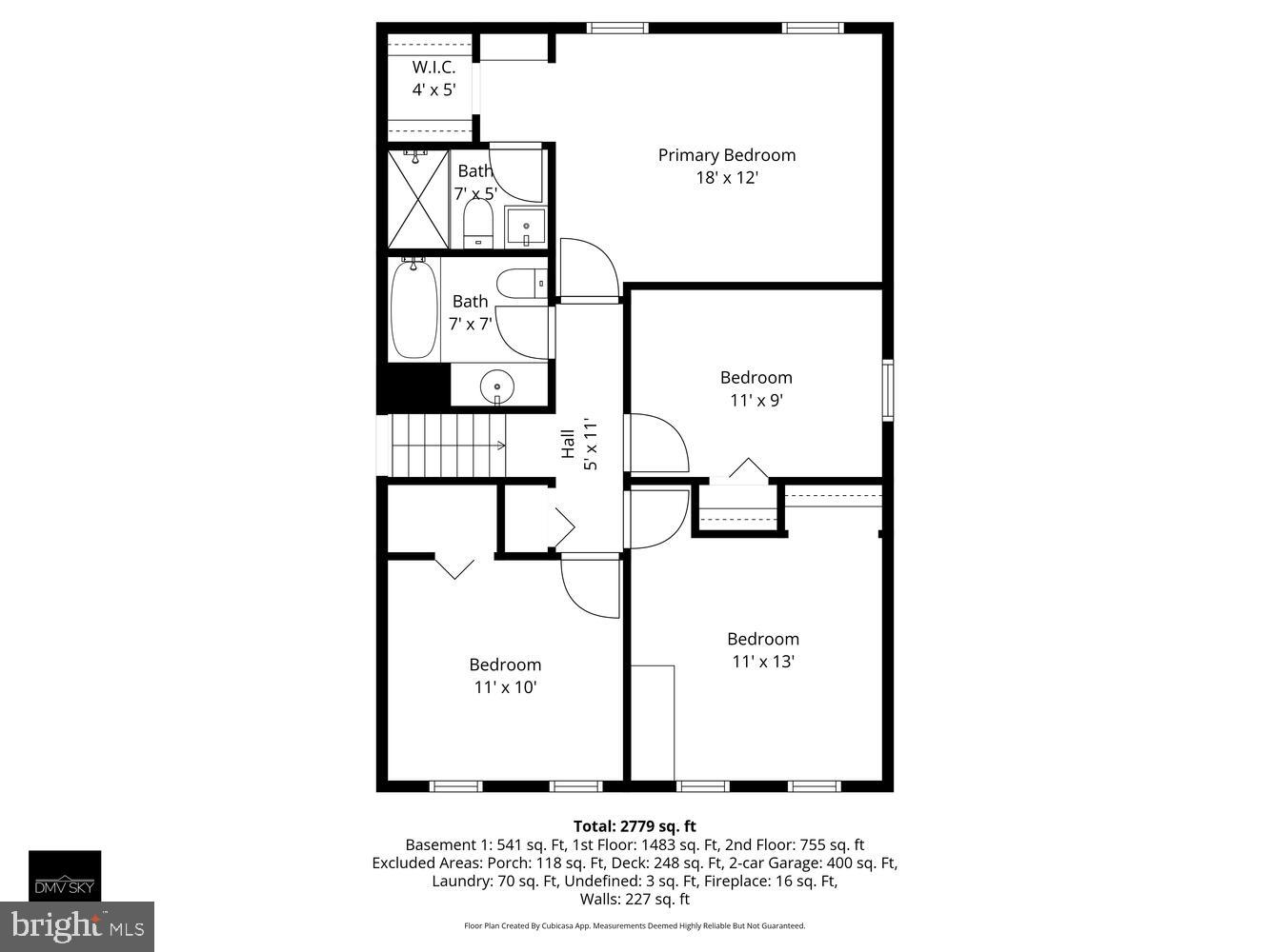 15020 Rocking Spring Drive Rockville, MD 20853 - Photo 52 of 53 Upper Level Floor Plan