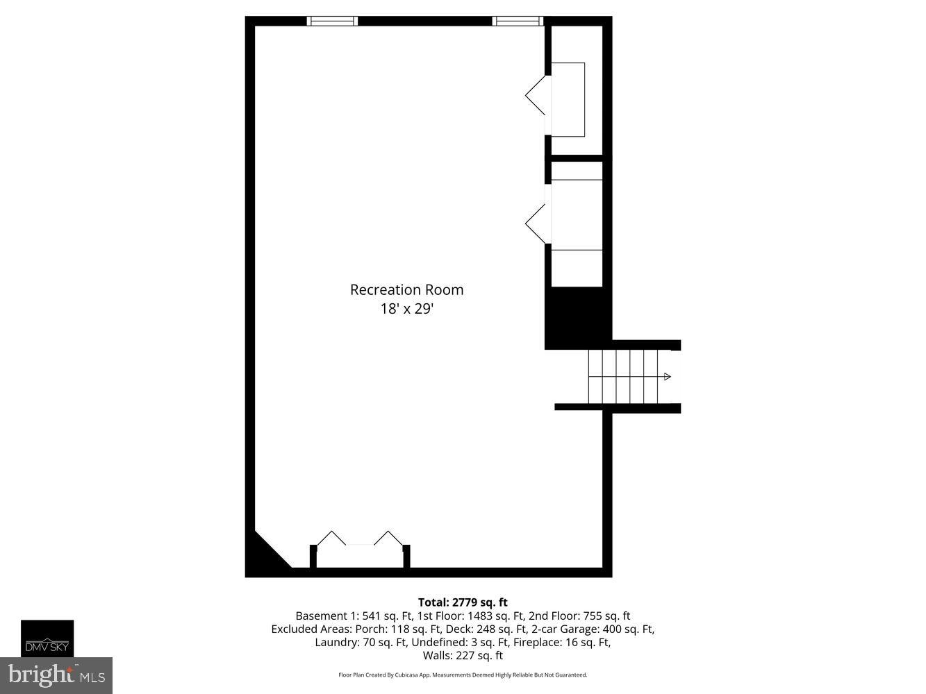 15020 Rocking Spring Drive Rockville, MD 20853 - Photo 53 of 53 Lowest Level Floor Plan