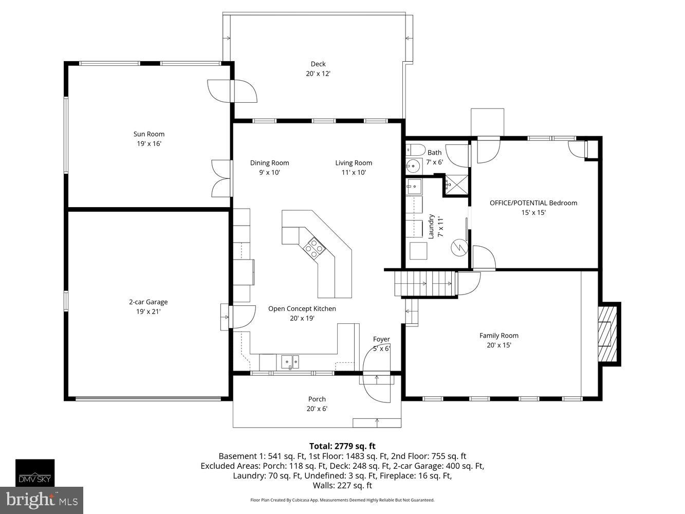 15020 Rocking Spring Drive Rockville, MD 20853 - Photo 51 of 53 Main Level Floor Plan