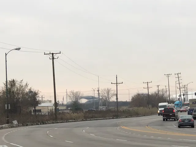 a car parked on the side of a street