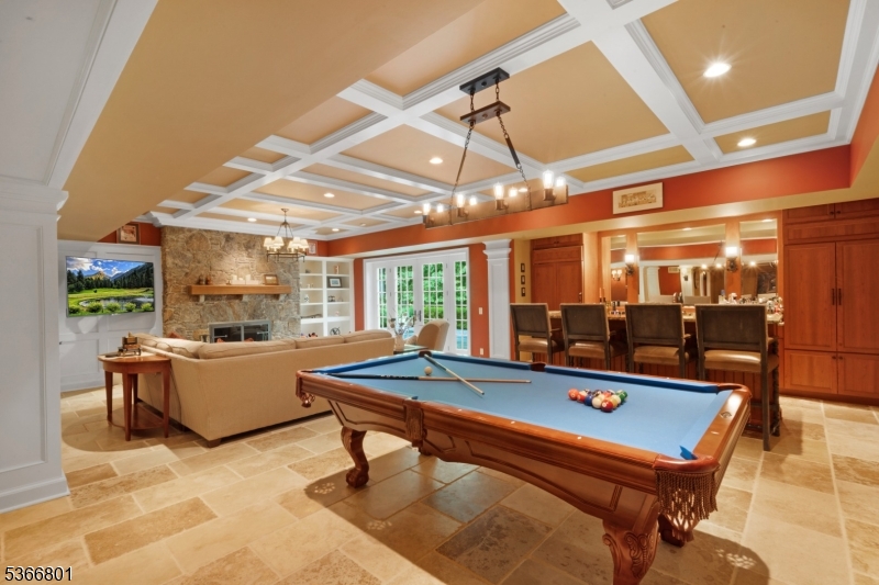 4 Rainetree Ridge Mendham Township, NJ 07945 - Photo 38 of 49 a room with pool table and windows