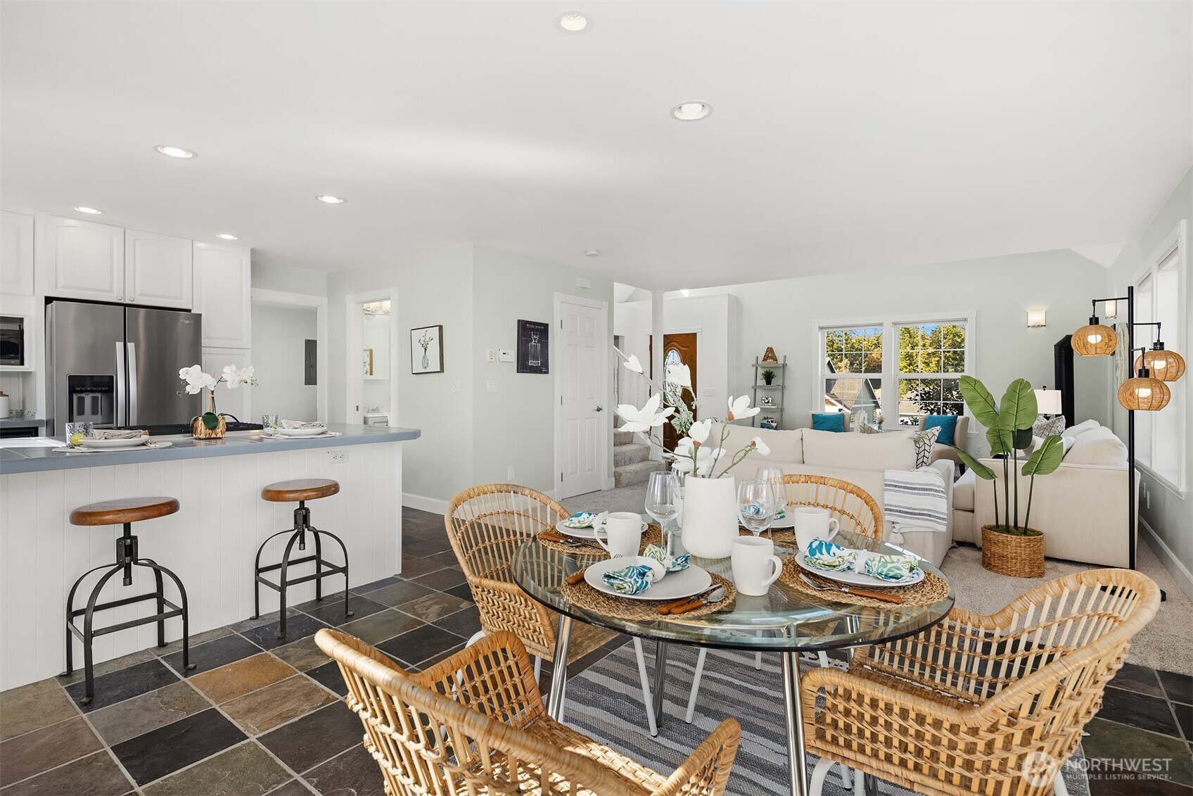 1316 East Backswing Lane Freeland, WA 98249 - Photo 18 of 37 a view of a dining room with furniture