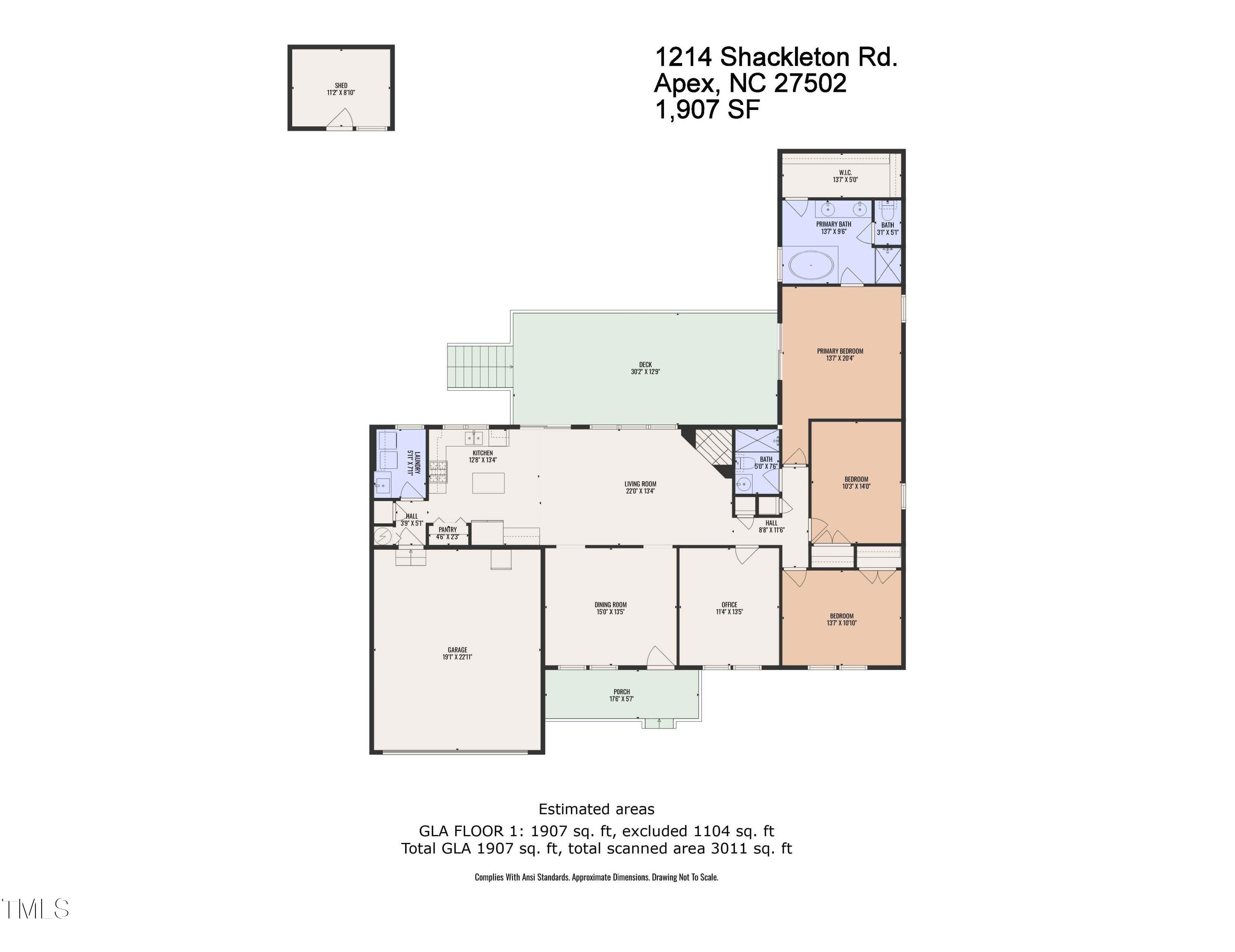 1214 Shackleton Road Apex, NC 27502 - Photo 36 of 36 FloorPlan_JPEG