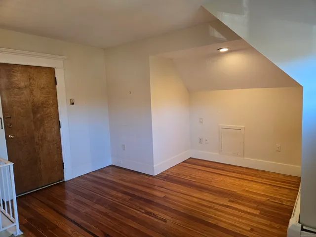wooden floor in an empty room