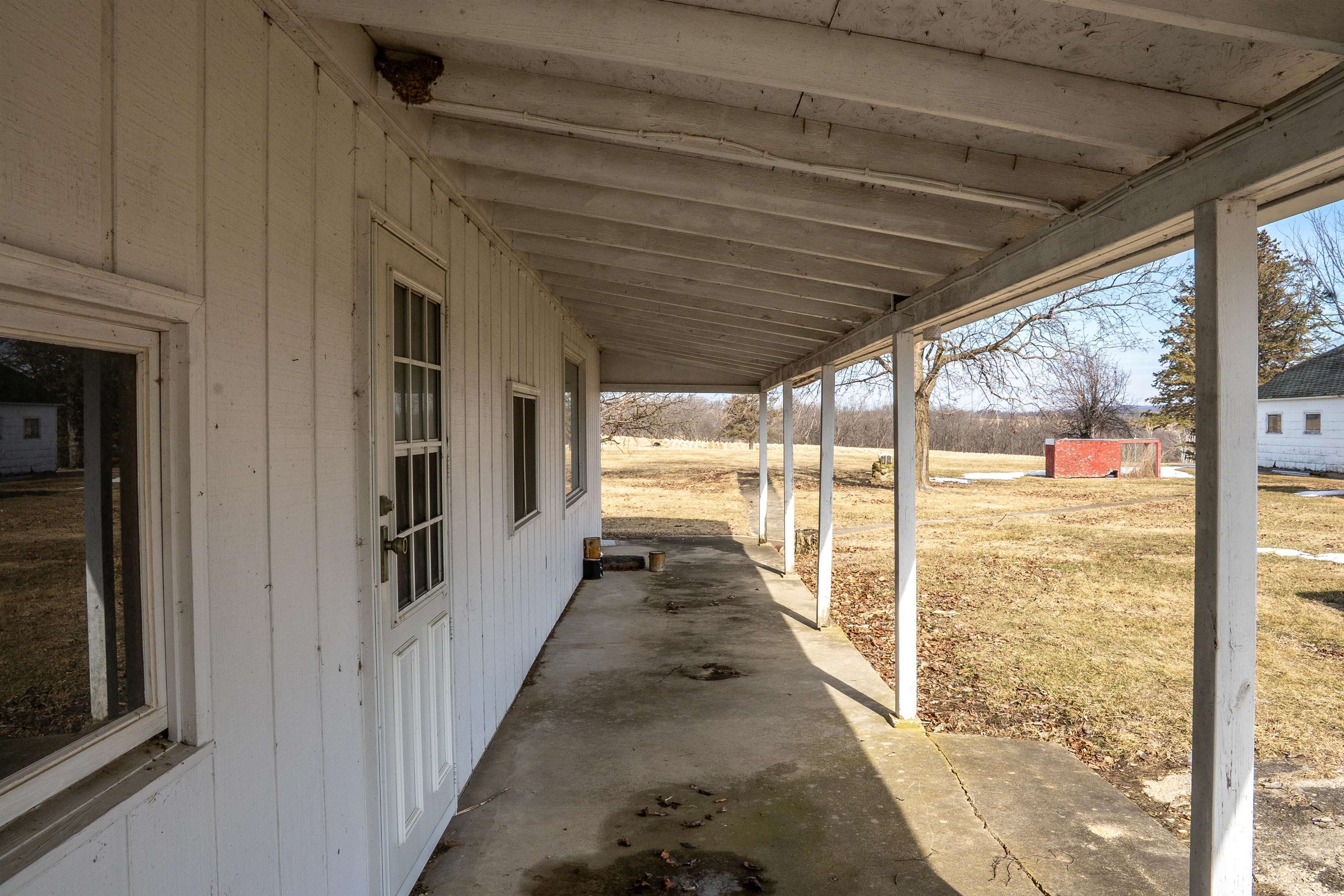 3114 South Rush Creek Road Stockton, IL 61085 - Photo 40 of 76 a view of a balcony