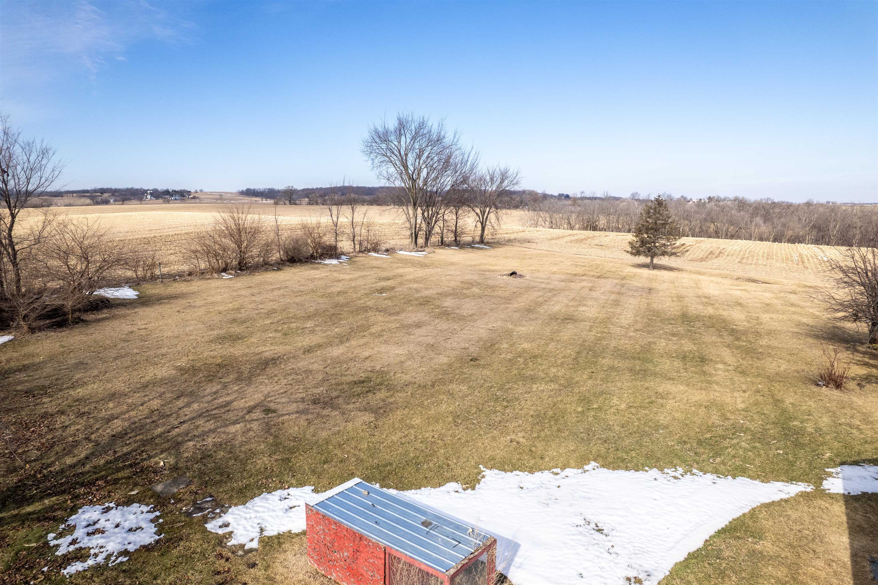 3114 South Rush Creek Road Stockton, IL 61085 - Photo 49 of 76 a view of ocean and with a yard