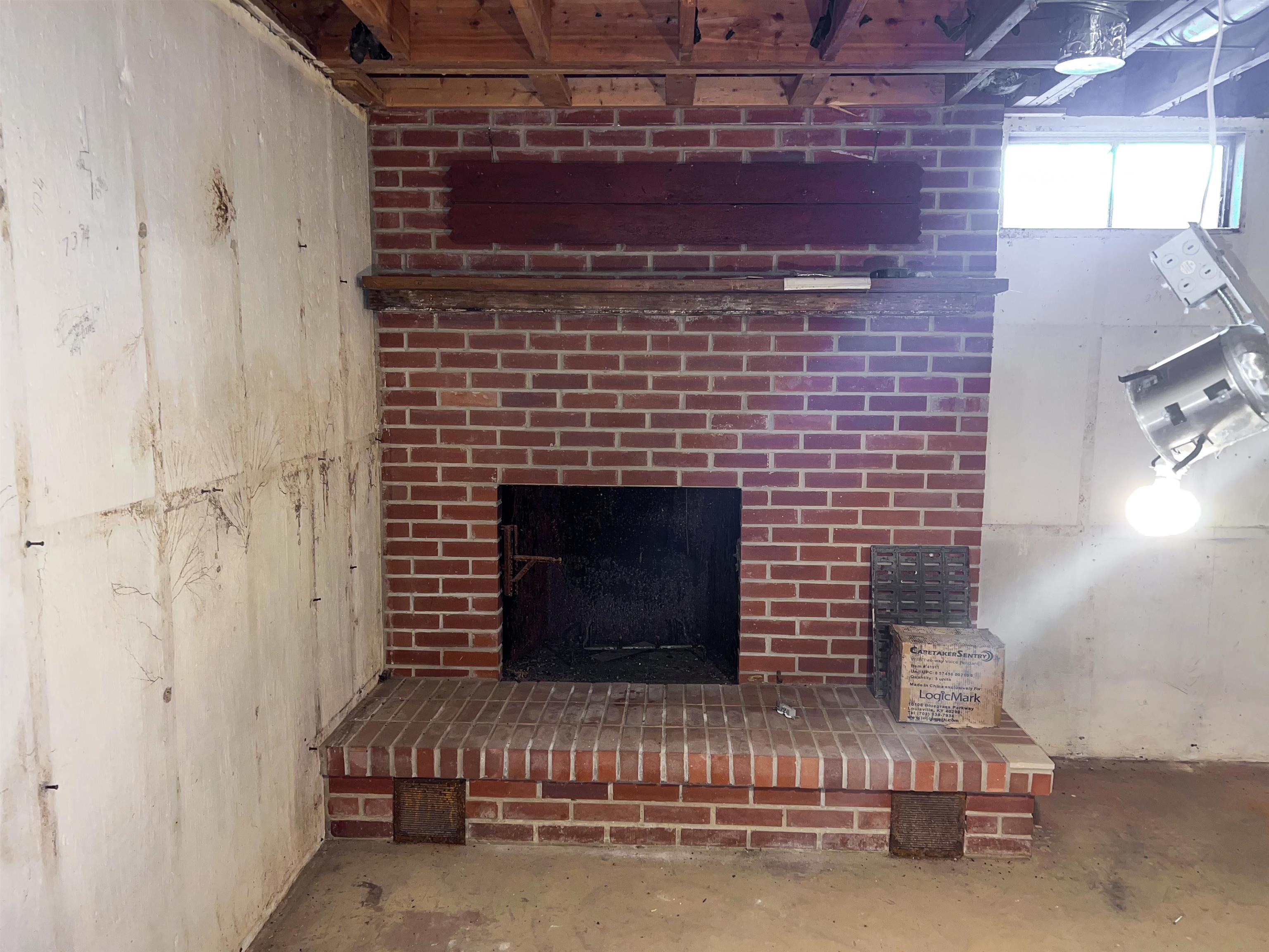 3114 South Rush Creek Road Stockton, IL 61085 - Photo 71 of 76 a brick building with a fireplace