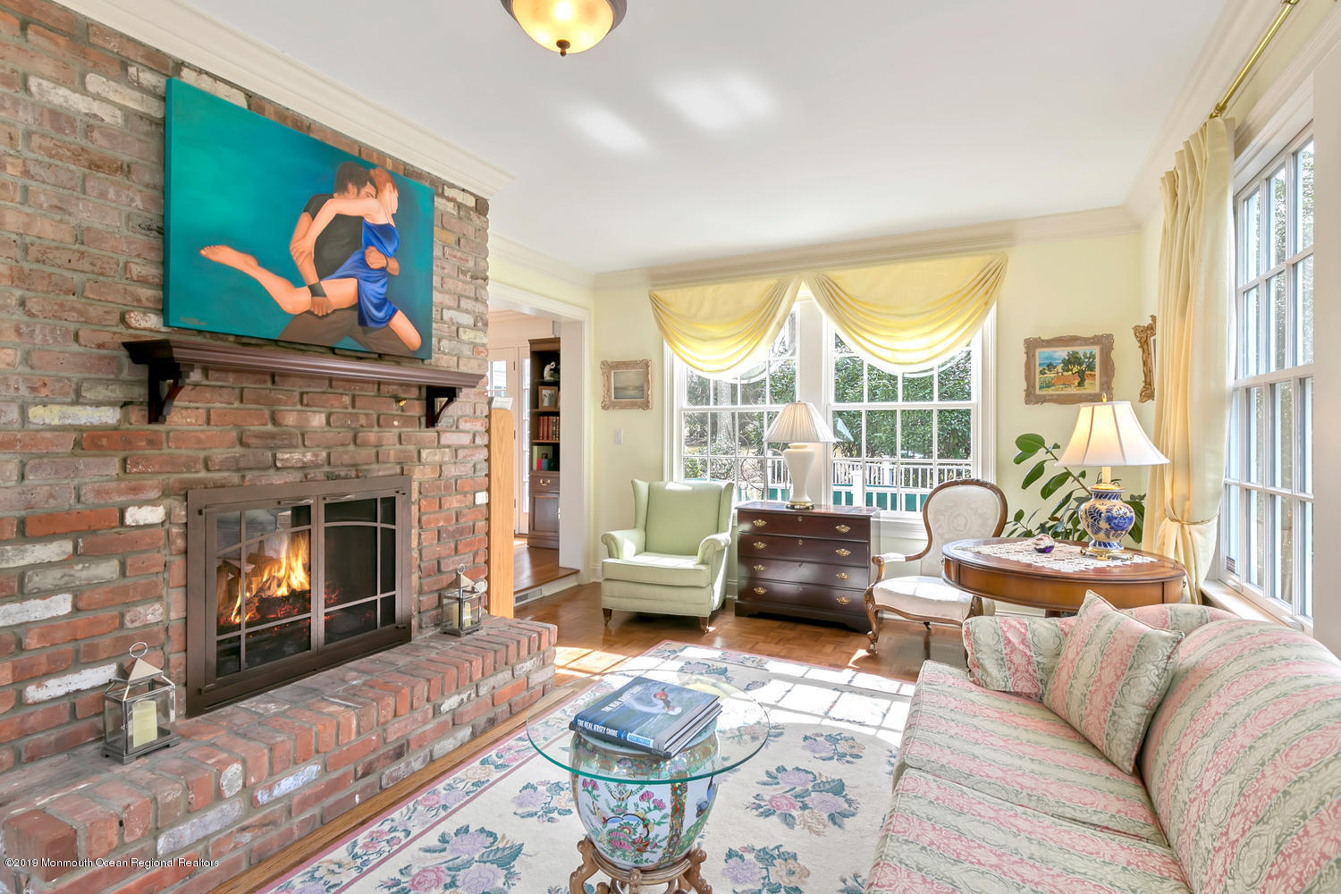 99 River Road Rumson, NJ 07760 - Photo 5 of 25 Sunroom off the Living room
