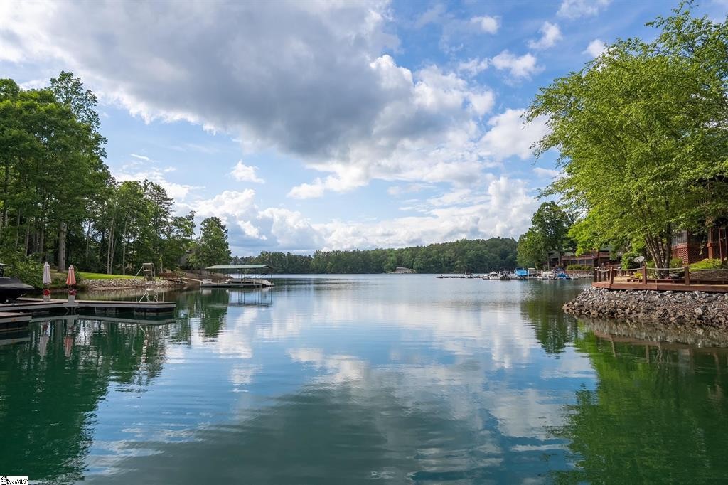 1 Kitty Hawk Lane Six Mile, SC 29682 - Photo 43 of 46 This serene waterfront property offers direct lake access and private boat docks.