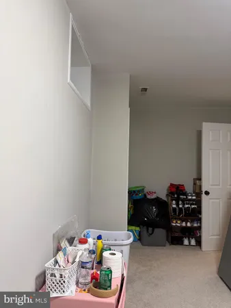 a living room with a couch and a table
