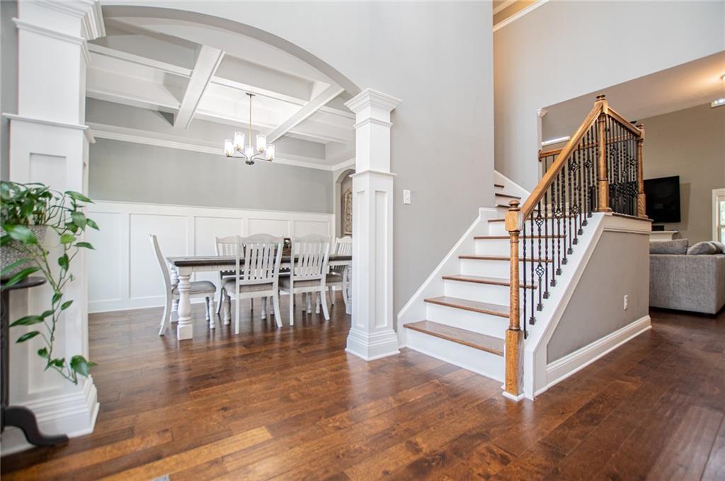201 Overton Point Carrollton, GA 30116 - Photo 3 of 43 a view of a dining room with furniture entryway and wooden floor