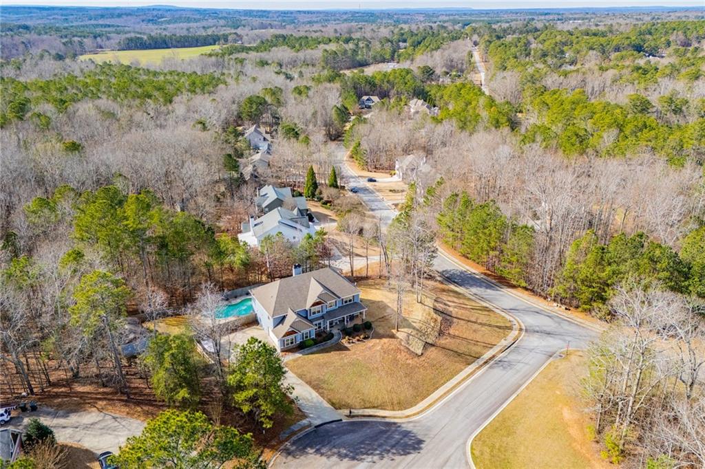 201 Overton Point Carrollton, GA 30116 - Photo 42 of 43 an aerial view of a house with a yard