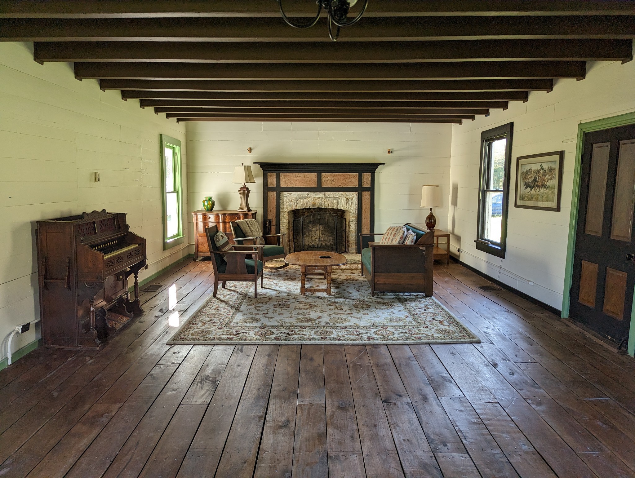 1097 Lower Lick Creek Road Linden, TN 37096 - Photo 13 of 45 a living room with furniture and a fireplace
