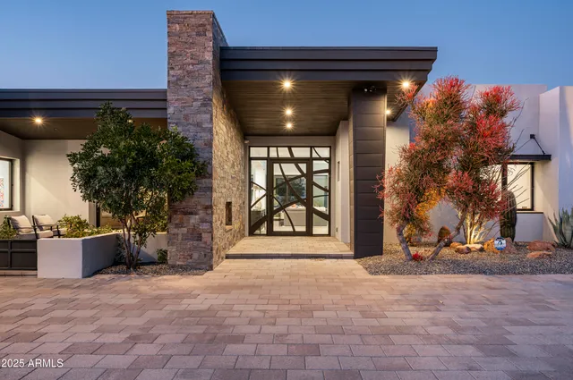 a view of a entryway door of the house