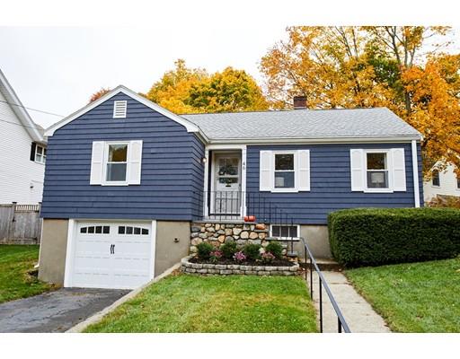 46 Stevens Road Melrose, MA 02176 - Photo 15 of 16 a front view of a house with a yard