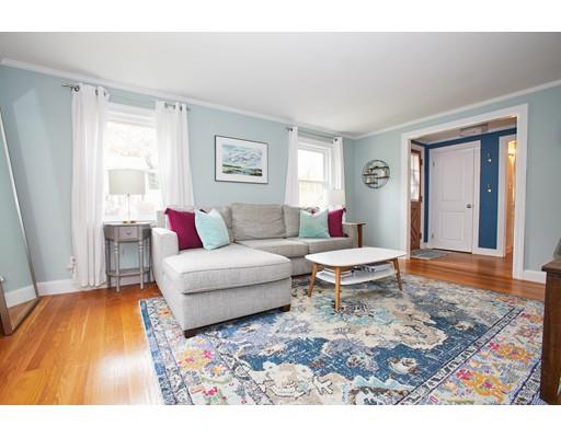 46 Stevens Road Melrose, MA 02176 - Photo 2 of 16 a living room with furniture and a rug