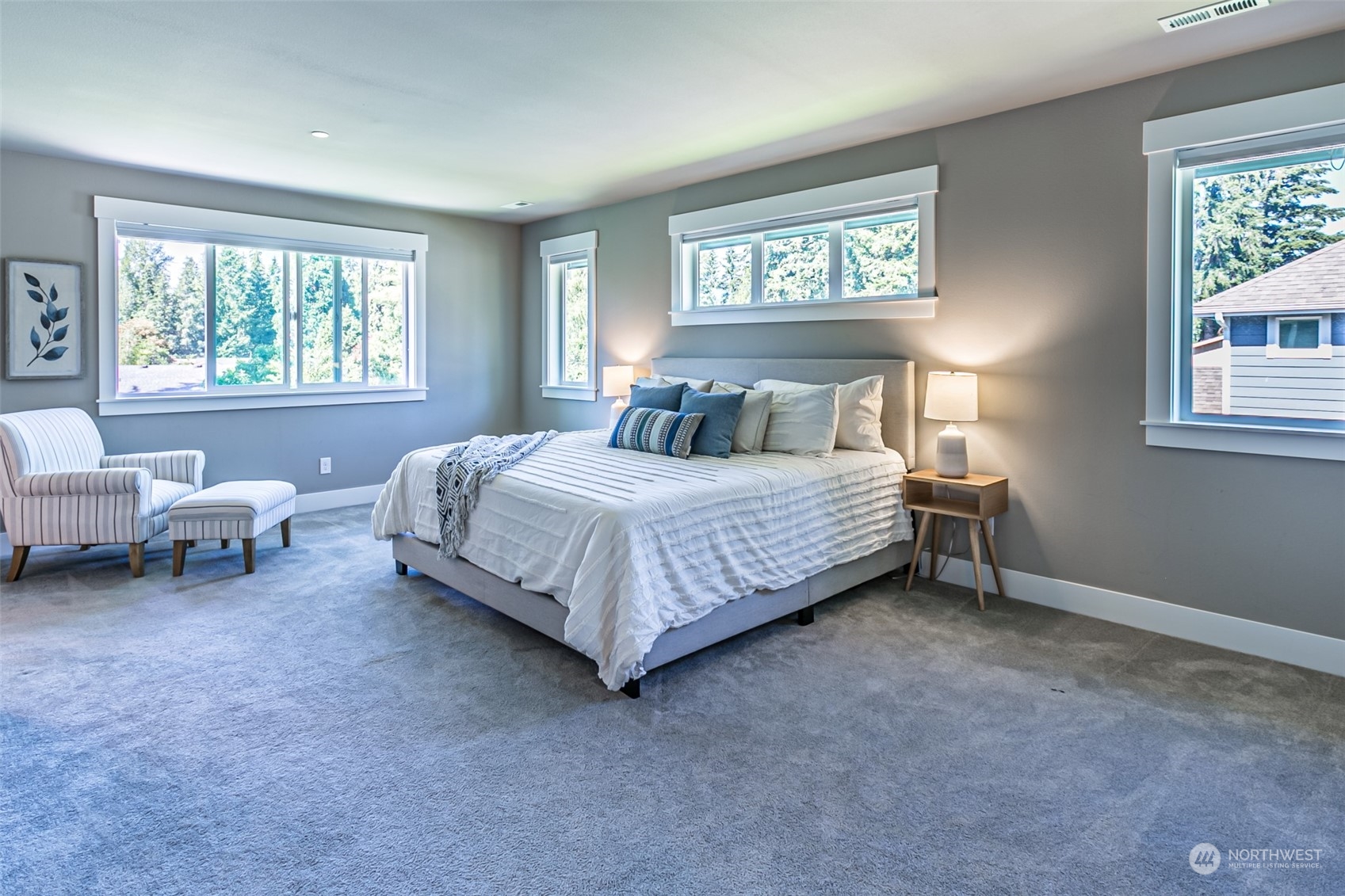 4918 Northeast 1st Street Renton, WA 98059 - Photo 33 of 40 a bedroom with a bed and a window