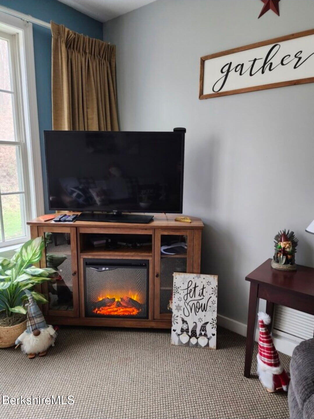 37 Corey Road, Unit 521 Hancock, MA 01237 - Photo 4 of 18 a living room with furniture and a fireplace