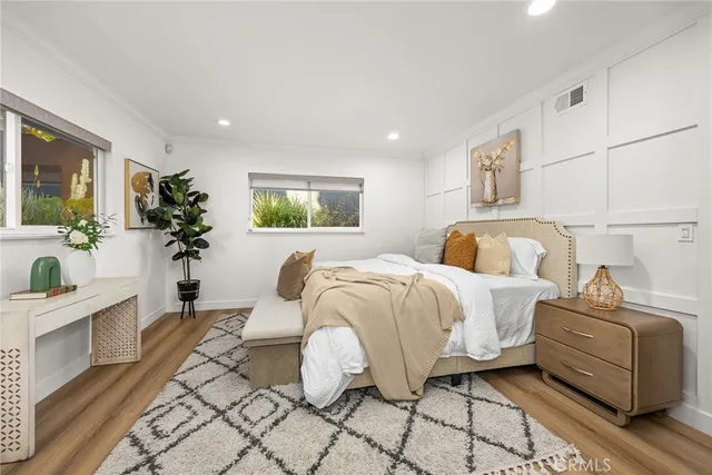 a view of a garden with plants