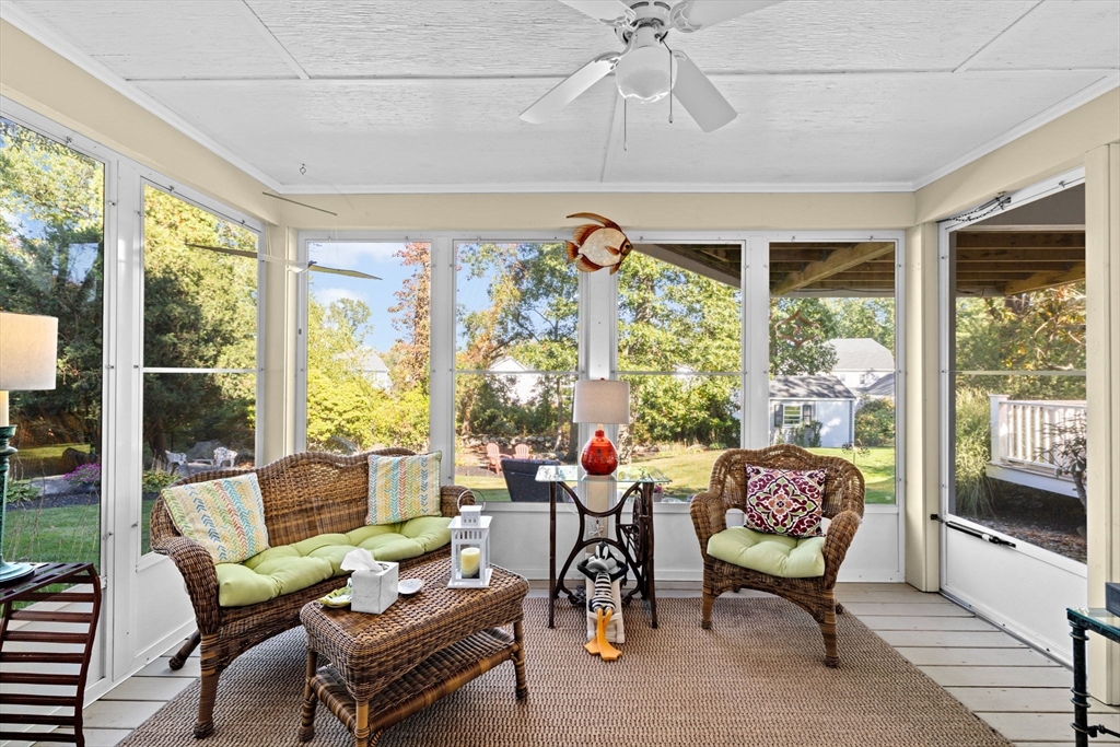 14 Aberdeen Drive Scituate, MA 02066 - Photo 28 of 42 a living room with furniture and a floor to ceiling window