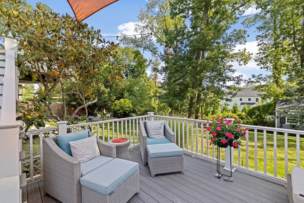 14 Aberdeen Drive Scituate, MA 02066 - Photo 35 of 42 a view of a deck with couches and wooden floor